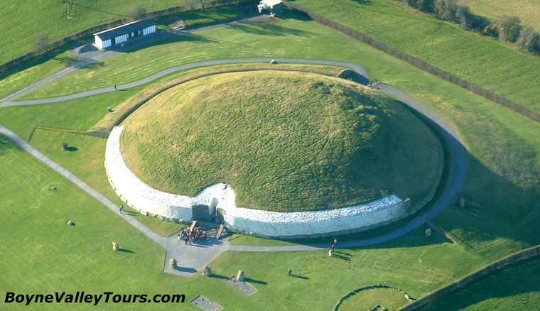 Newgrange Aerial View - Ireland's Ancient East